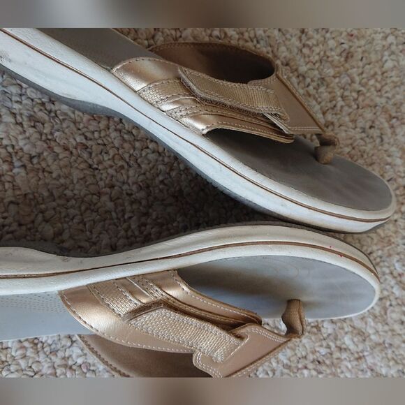 CLARKS Cloudsteppers Brinkley Jazz Sandals size 7M - Picture 6 of 13